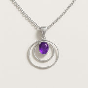 Amethyst Cosmic Charm Pendant