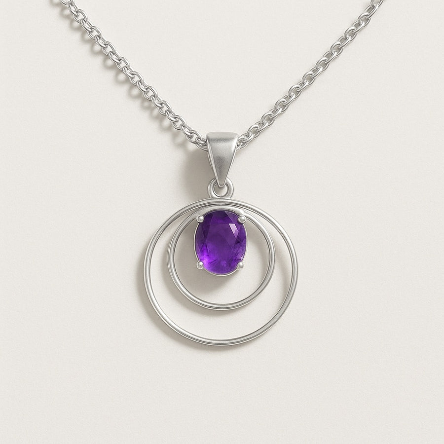Amethyst Cosmic Charm Pendant