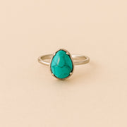 Turquoise Teardrop Ring
