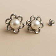 Pearl Blossom Studs