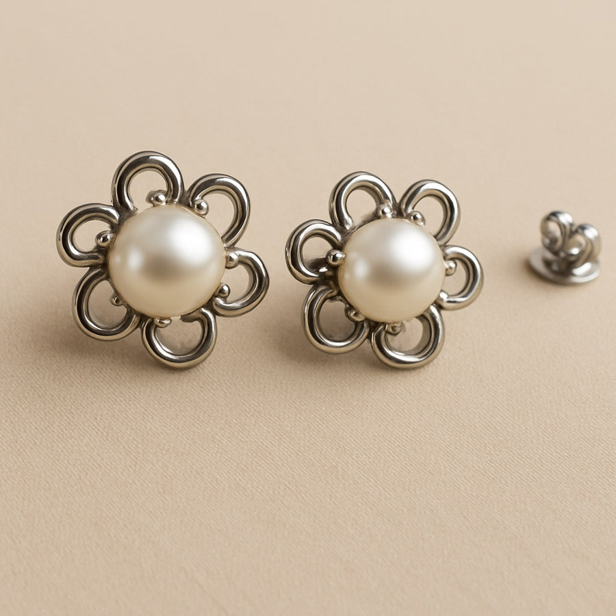 Pearl Blossom Studs