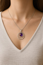 Amethyst Cosmic Charm Pendant