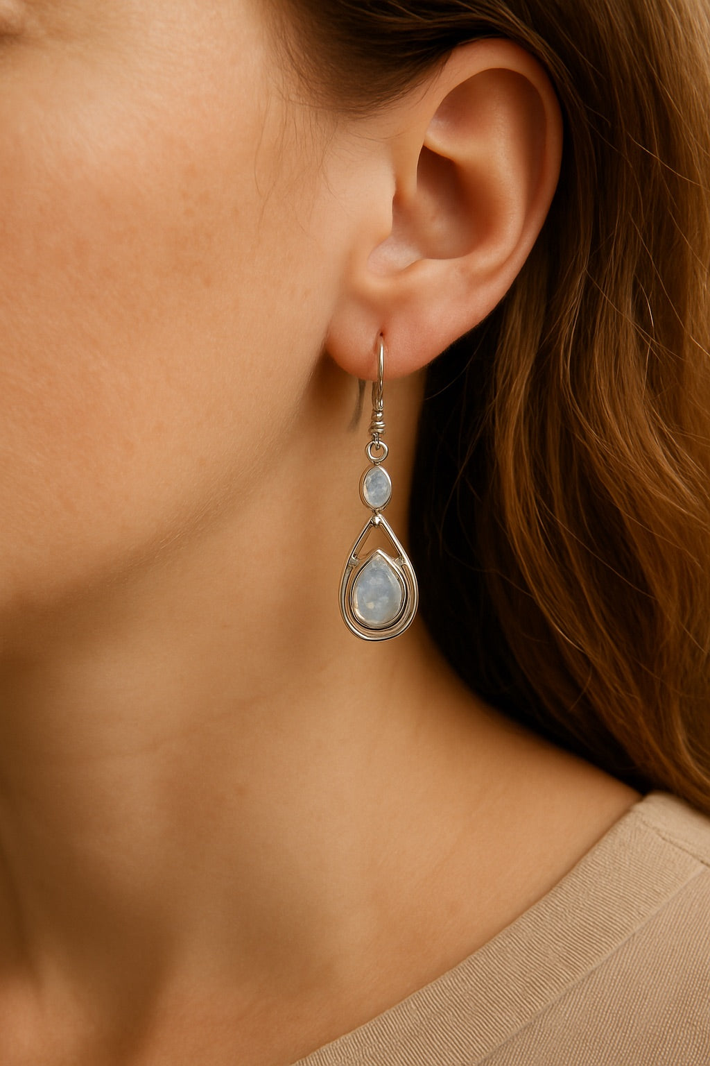 Moonlit Teardrop Earrings