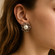 Pearl Blossom Studs