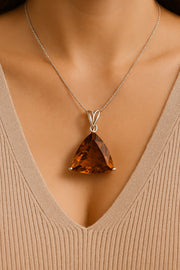 Amber Flame Pendant