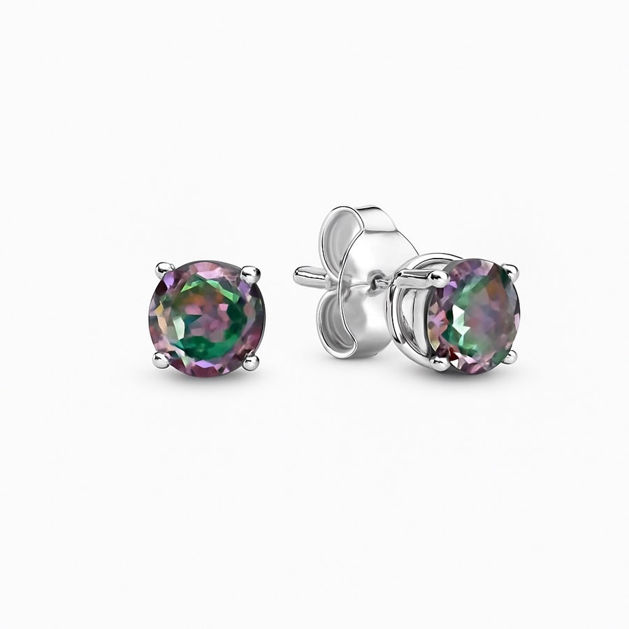 Mystic Topaz Stud Earrings